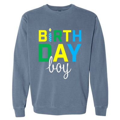 Birthday Boy Gift Garment-Dyed Sweatshirt