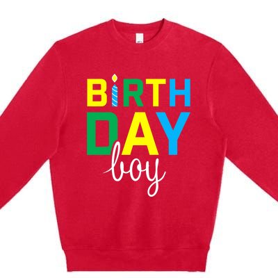 Birthday Boy Gift Premium Crewneck Sweatshirt