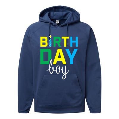 Birthday Boy Gift Performance Fleece Hoodie