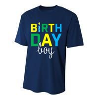 Birthday Boy Gift Performance Sprint T-Shirt