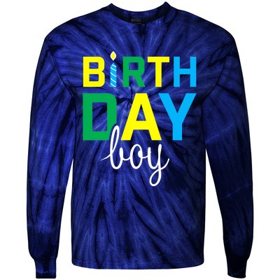 Birthday Boy Gift Tie-Dye Long Sleeve Shirt