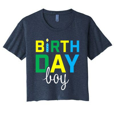 Birthday Boy Gift Women's Crop Top Tee