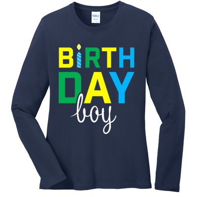 Birthday Boy Gift Ladies Long Sleeve Shirt