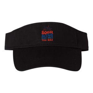 Boom Bitch Get Out The Way Valucap Bio-Washed Visor