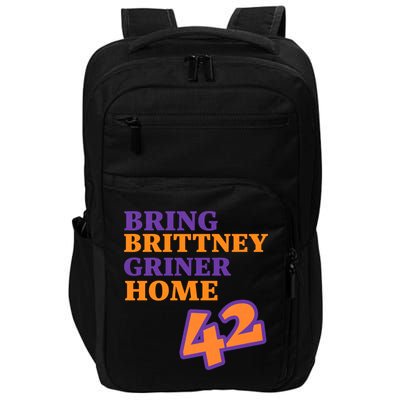 Bring Brittney Griner 42 Home Free BG Free Brittney Griner Out Russian Prison Impact Tech Backpack