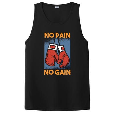 Beautiful Boxing Gloves No Pain No Gain Motivational Meaningful Gift PosiCharge Competitor Tank