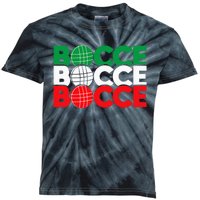 Bocce Ball Game Enthusiast Lawn Bowling Boule Boccia Kids Tie-Dye T-Shirt