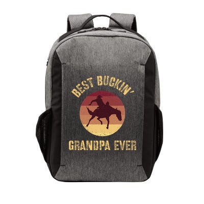 Best Buckin Grandpa Ever Western Rodeo Cowboy Bucking Horse Vector Backpack