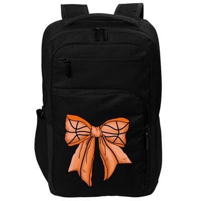 Basketball Bow Game Day Coquette Front And Back Print Gift Impact Tech Backpack