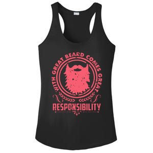 Bushy Beard Goatee Beard Full Beard Bearded Ladies PosiCharge Competitor Racerback Tank