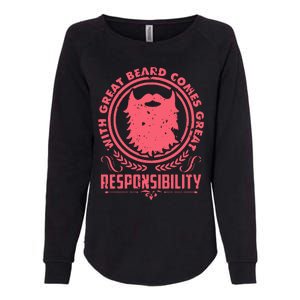 Bushy Beard Goatee Beard Full Beard Bearded Womens California Wash Sweatshirt