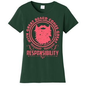 Bushy Beard Goatee Beard Full Beard Bearded Women's T-Shirt