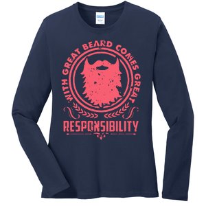 Bushy Beard Goatee Beard Full Beard Bearded Ladies Long Sleeve Shirt