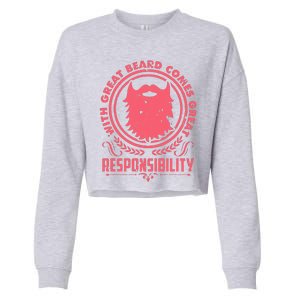 Bushy Beard Goatee Beard Full Beard Bearded Cropped Pullover Crew