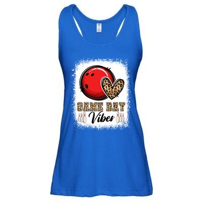 Bleached Bowling Game Day Vibes Bowling Mom Game Day Season Gift Ladies Essential Flowy Tank