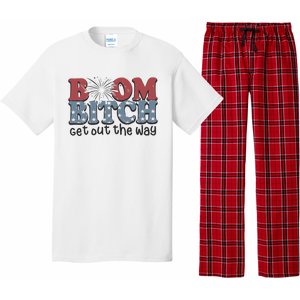 Boom Bitch Get Out The Way Fireworks Funny Pajama Set