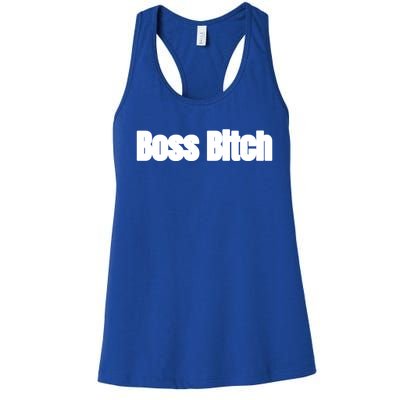 Boss Bitch Gift Women's Racerback Tank