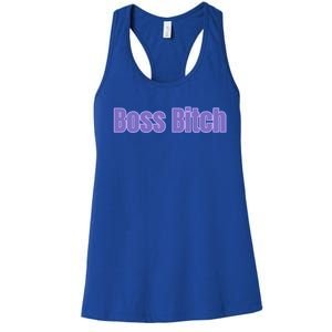 Boss Bitch Gift Women's Racerback Tank