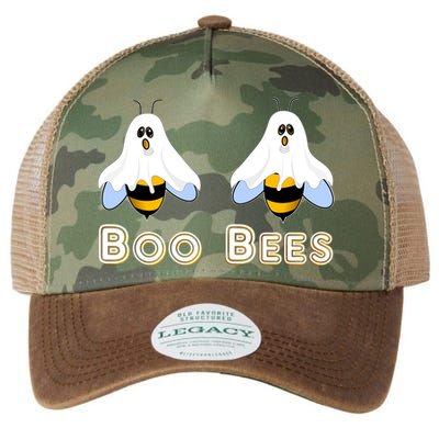 Boo Bees Gift Cute Funny Boobees Halloween Meme Gift Legacy Tie Dye Trucker Hat