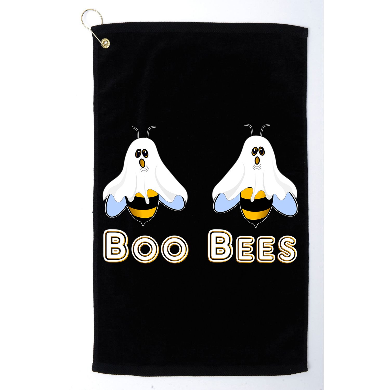 Boo Bees Gift Cute Funny Boobees Halloween Meme Gift Golf Towel