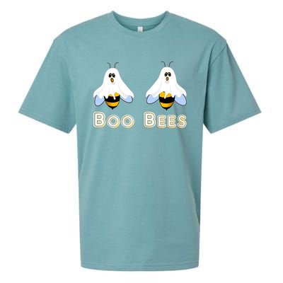 Boo Bees Gift Cute Funny Boobees Halloween Meme Gift Sueded Cloud Jersey T-Shirt