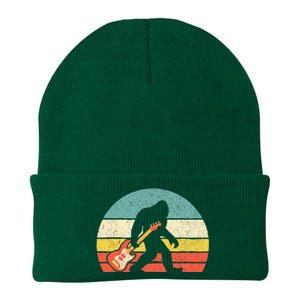 Bigfoot Bass Guitar Bass Player Bassist Music Guitarist Knit Cap Winter Beanie