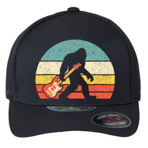 Bigfoot Bass Guitar Bass Player Bassist Music Guitarist Flexfit Unipanel Trucker Cap