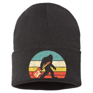 Bigfoot Bass Guitar Bass Player Bassist Music Guitarist Sustainable Knit Beanie