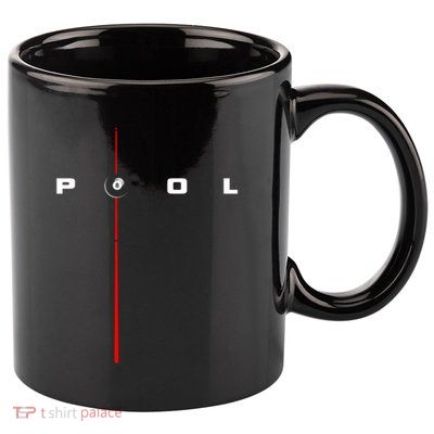 Billiards Billiards Gift 11oz C Handle Ceramic Mug