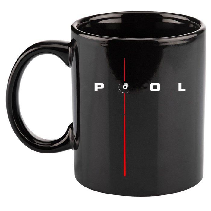 Billiards Billiards Gift 11oz C Handle Ceramic Mug