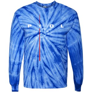 Billiards Billiards Gift Tie-Dye Long Sleeve Shirt