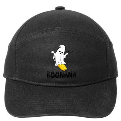 Boonana Boo Ghost Banana Halloween Costume Funny 7-Panel Snapback Hat