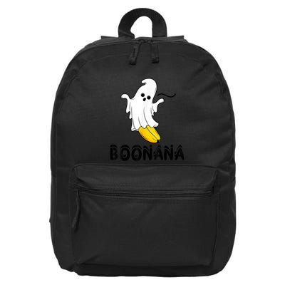 Boonana Boo Ghost Banana Halloween Costume Funny 16 in Basic Backpack