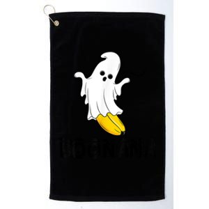 Boonana Boo Ghost Banana Halloween Costume Funny Platinum Collection Golf Towel