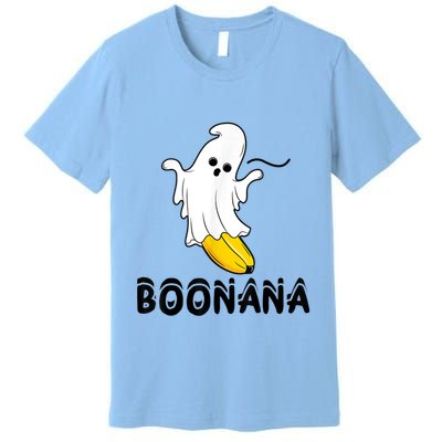 Boonana Boo Ghost Banana Halloween Costume Funny Premium T-Shirt