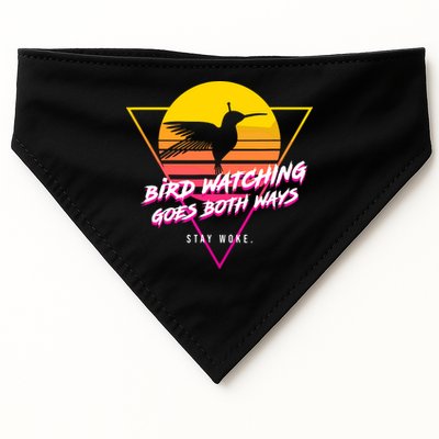 Birds Birdwatching Goes Both Ways They Arent Real Truth Meme USA-Made Doggie Bandana