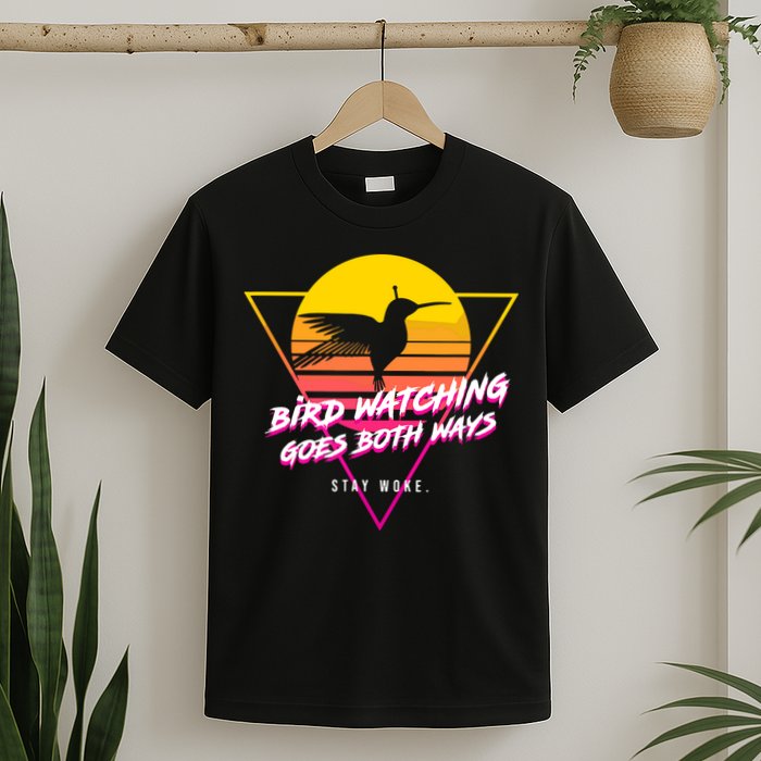 Birds Birdwatching Goes Both Ways They Arent Real Truth Meme T-Shirt