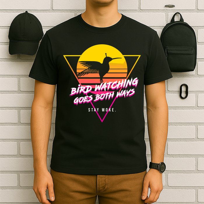 Birds Birdwatching Goes Both Ways They Arent Real Truth Meme T-Shirt