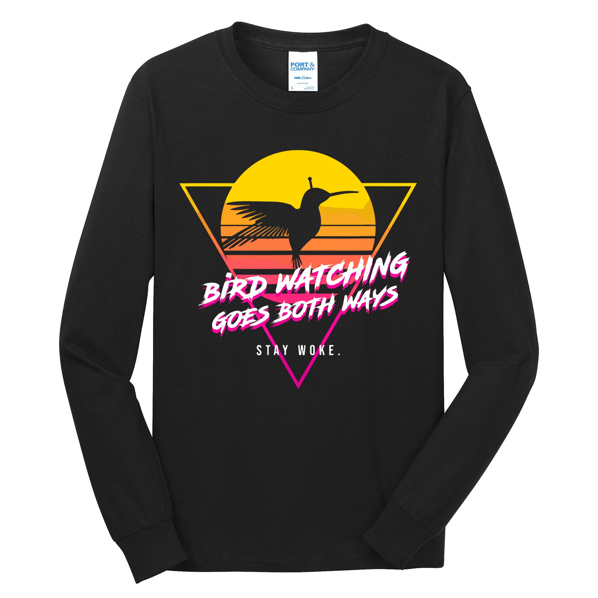 Birds Birdwatching Goes Both Ways They Arent Real Truth Meme Tall Long Sleeve T-Shirt