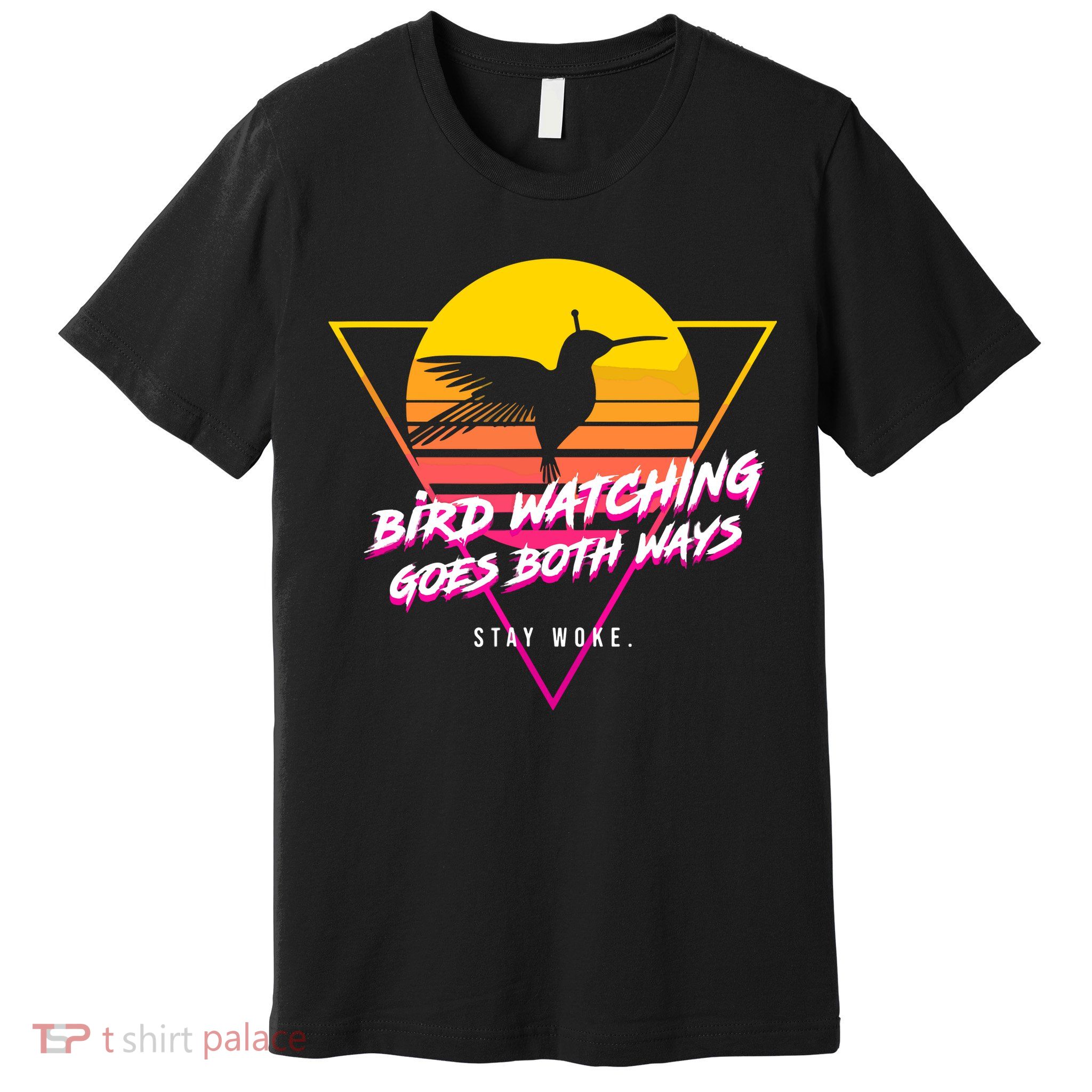 Birds Birdwatching Goes Both Ways They Arent Real Truth Meme Premium T-Shirt