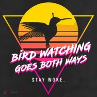 Birds Birdwatching Goes Both Ways They Arent Real Truth Meme 25L Jumbo Tote