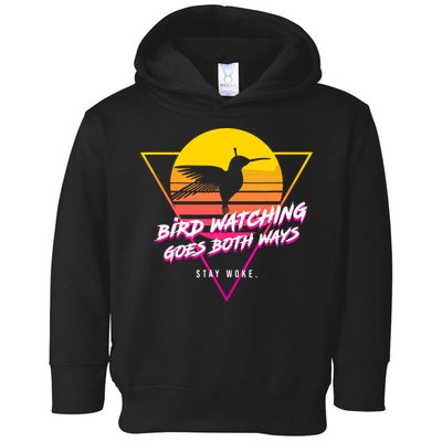 Birds Birdwatching Goes Both Ways They Arent Real Truth Meme Toddler Hoodie