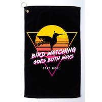 Birds Birdwatching Goes Both Ways They Arent Real Truth Meme Golf Towel