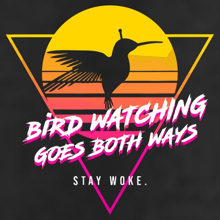 Birds Birdwatching Goes Both Ways They Arent Real Truth Meme Golf Towel