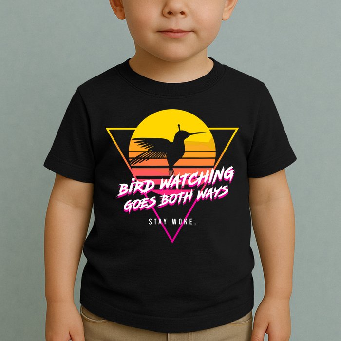 Birds Birdwatching Goes Both Ways They Arent Real Truth Meme Toddler T-Shirt