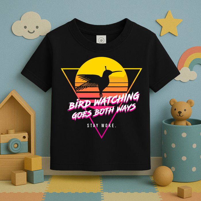 Birds Birdwatching Goes Both Ways They Arent Real Truth Meme Toddler T-Shirt