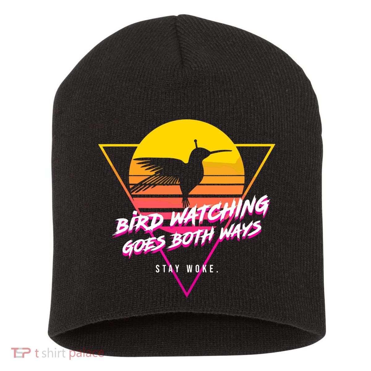 Birds Birdwatching Goes Both Ways They Arent Real Truth Meme Short Acrylic Beanie