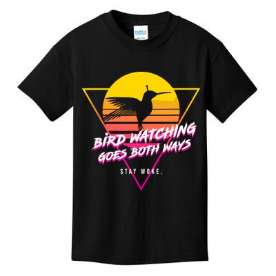 Birds Birdwatching Goes Both Ways They Arent Real Truth Meme Kids T-Shirt
