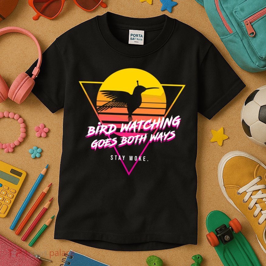 Birds Birdwatching Goes Both Ways They Arent Real Truth Meme Kids T-Shirt