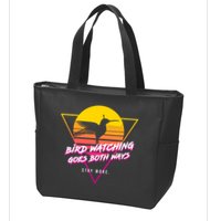 Birds Birdwatching Goes Both Ways They Arent Real Truth Meme Zip Tote Bag